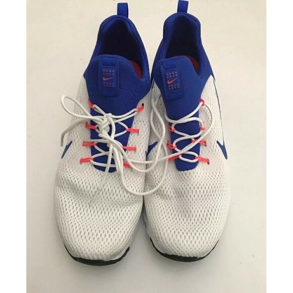 Nike Air Max Motion Racer 916771-100 White Ultramarine Solar Red Size 11